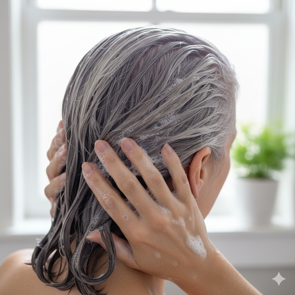 melhores shampoos para cabelos grisalhos feminino Keune Care Silver Savior