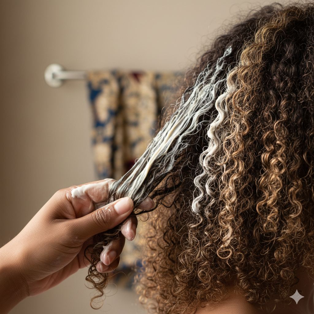 capulana crespos e cacheados fashion gold Máscara 2 em 1