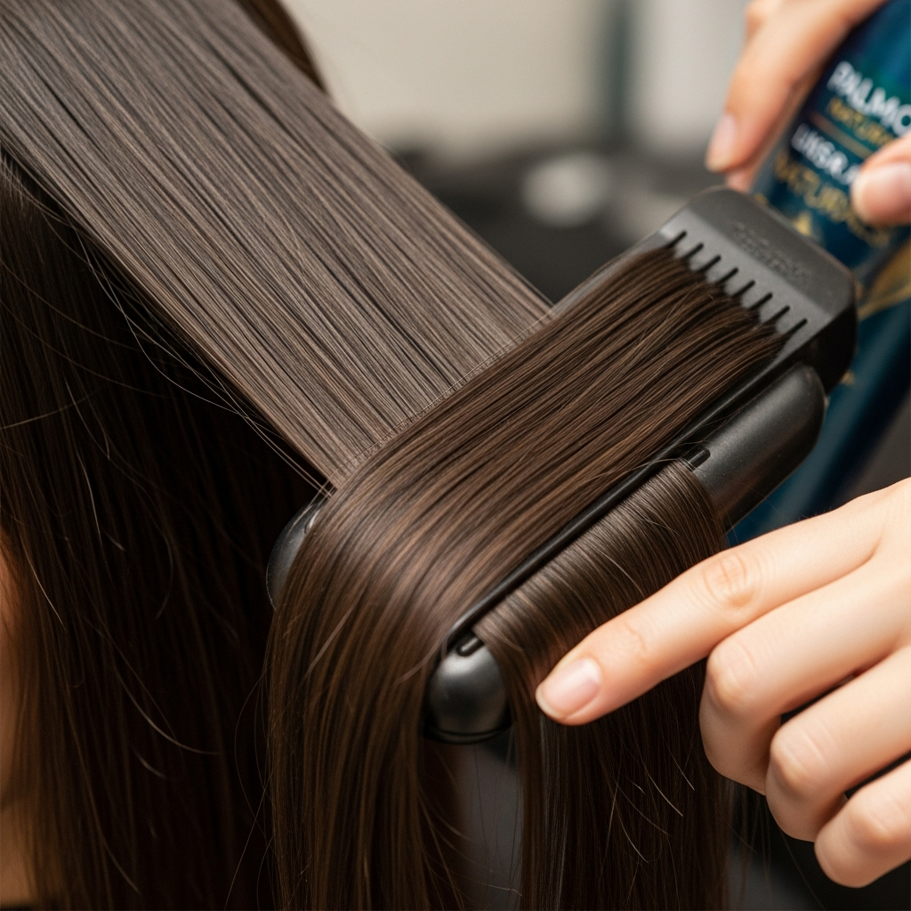 como deixar cabelo liso Palmolive Naturals Lisos Radiantes