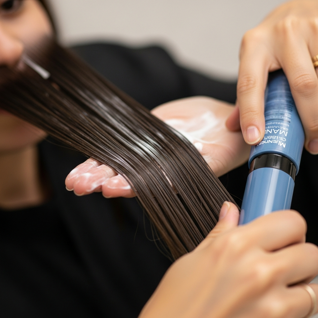 melhores alisante de cabelo Creme Alisante Manga Salon Line