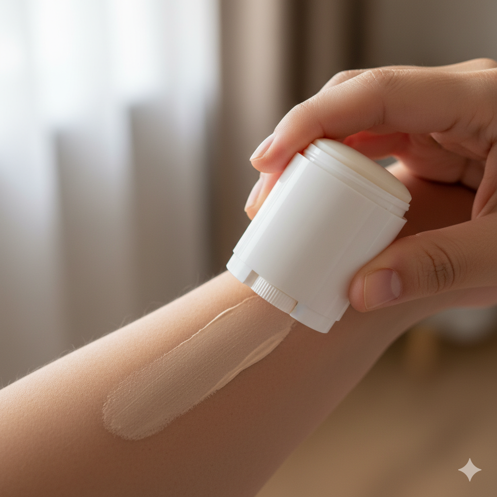 melhores protetores solares com cor Ollie Bastão Protetor Solar Facial FPS 95