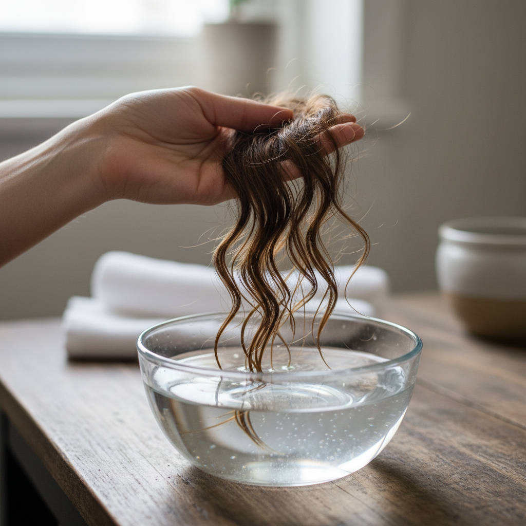 Teste de Porosidade do Cabelo em Casa