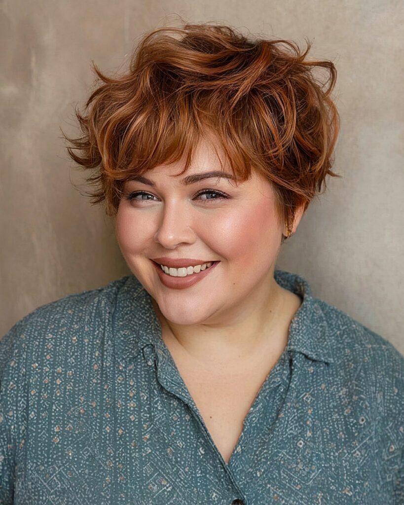 Cortes de Cabelo para Rosto Redondo Feminino Pixie Alongado